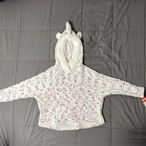 Cat & Jack unicorn pullover hoodie for kids.